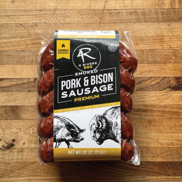 4 Rivers Smoked Premium Pork and Bison Sausage