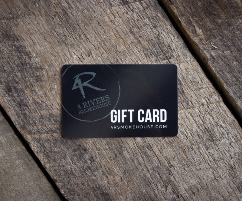 Gift Cards 4 Rivers Smokehouse